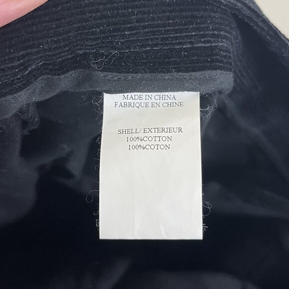 Theory Kamilka Reactive Corduroy Straight Leg Pants Womens Size 6 Black - Picture 4 of 4